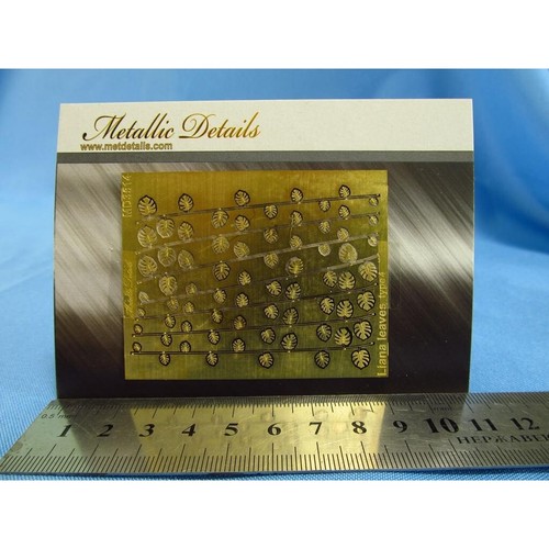 Metallic Details MD3514 Scale kit 1:35 Liana leaves type 4 Accessory Photoetch - Picture 19 of 24