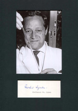 Feodor Felix Konrad Lynen Autograph Feodor Felix Konrad Lynen Autograph