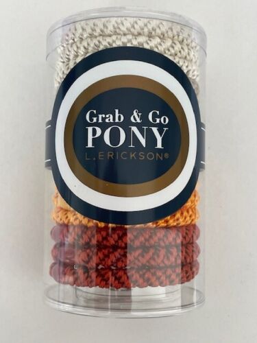 L. Erickson Grab & Go Pony tube Sedona Set of 15 New Free Ship