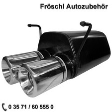 für Honda Civic VII 1,4 1,6i Sportauspuff Schalldämpfer Endtopf Auspuff a*