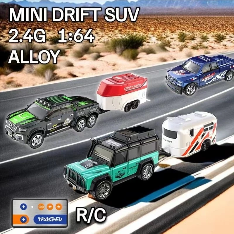 1:64 Mini Simulation RC Auto Metall Legierung Proportional Fernbedienung Auto - Bild 3 von 4