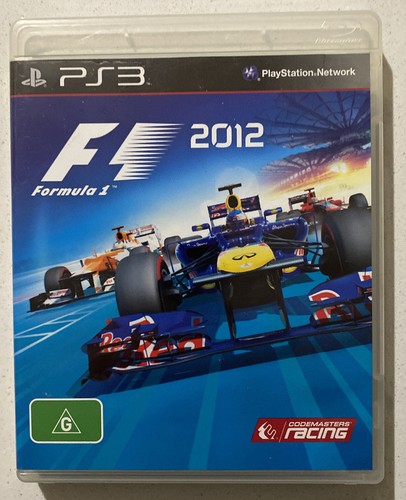 Genuine Sony PlayStation 3 PS3 Formula 1 F1 2012 Game (PAL AUS)