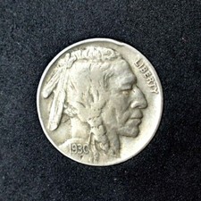 1930 Buffalo Nickel~Nice Date~XF~Partial Horn~Combined Shipping~!