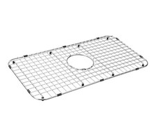 Sink Bottom Grid 25-1/8" x 12-7/8", Centered Drain with Corner Radius 1-1/2",