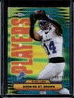 2025 Topps Chrome Amon-Ra St. Brown Aqua Refractor (RAW)