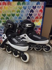 PAPAISON ABEC-7 Inline Skates Black/White XL EU 42-45 US Men 8-10.5