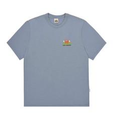 Kappy Kappy Morning Half T-Shirt Toru Fukuda Edition Dusty Blue
