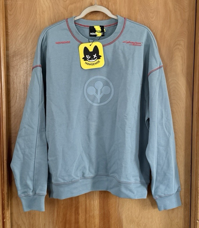 VR × CYBERPUNK CREWNECK / GREY　XL VR × CYBERPUNK CREWNECK / GREY XL nonsense cyberpunk
