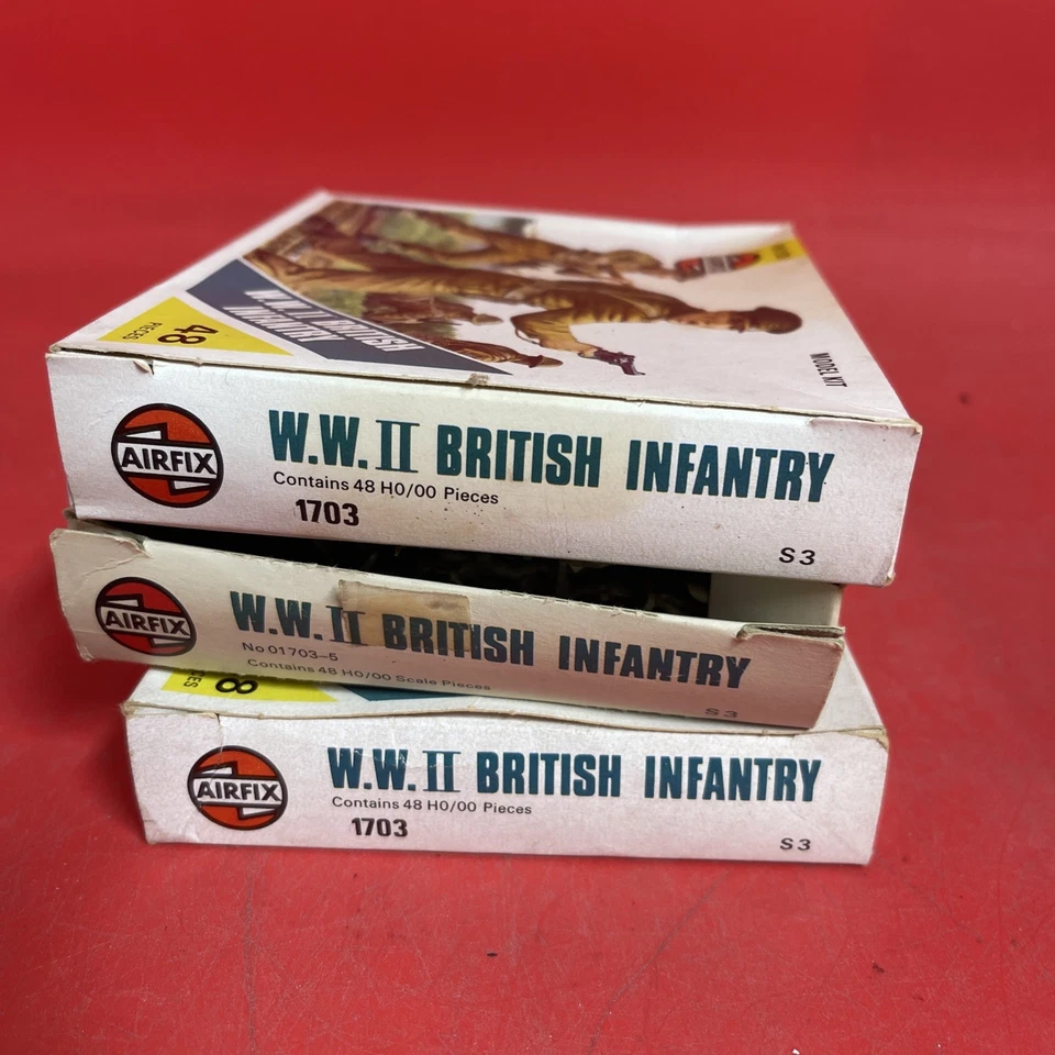 Airfix # 1703 Segunda Guerra Mundial Infantería Británica HO-OO escala 48 Lote 3.  #15 Foto 3 de 4