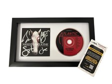 NEEDTOBREATHE SIGNED AUTOGRAPH x4 THE OUTSIDERS FRAMED CD ALBUM BEAR +3 JSA COA