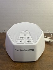 LectroFan ASM1020 EVO White Noise Sound Machine White Slightly Used No Box
