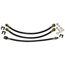 Rubber Brake Hose Kit With Hardware 1972-73 Chevrolet Camaro Pontiac Firebird