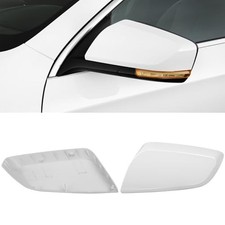 Compatible with Chevy Impala Mirror Cover 2014 2015 2016 2017 Left Side White