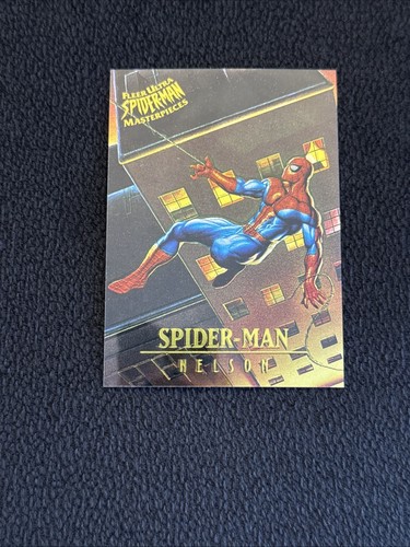 1995 Fleer Ultra Spider Man Masterpieces - LE Spider Man #5 Nelson