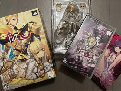Fate Extra CCC Type Moon White Box PSP Limited Figma Figure Set