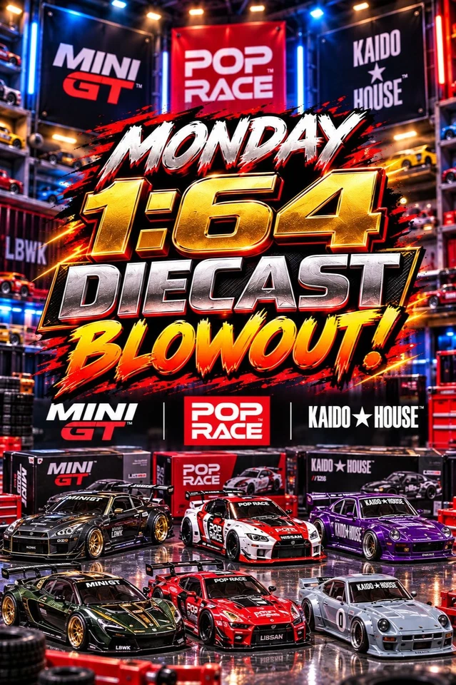1:64 DIECAST BLOWOUT! Kaido / Pop Race / Mini GT Premuim Diecasts
