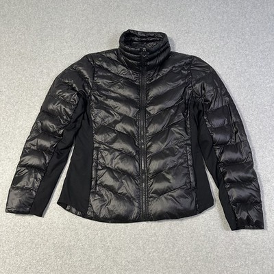 ALO YOGA Relief Puffer Jacket Women's Size L Black