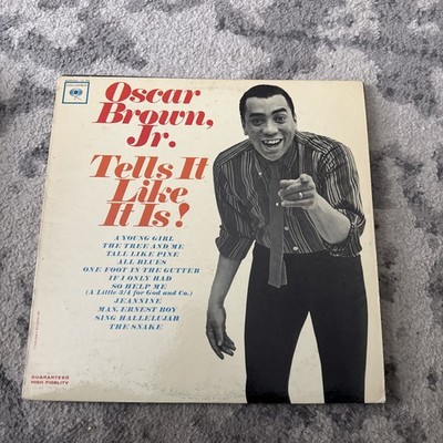 Oscar Brown Jr.   Tells It Like It Is! 1963 NM Mono Columbia-CL2025 Floyd Morris
