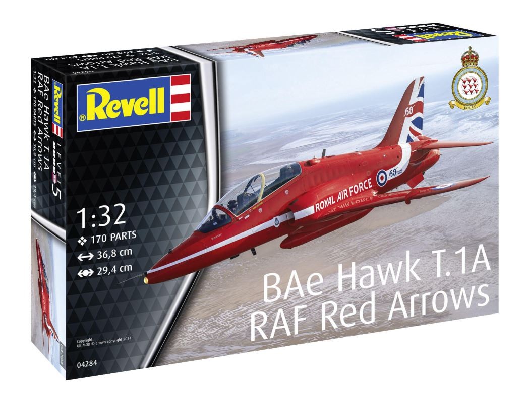 Maquette REVELL BAe Hawk T.1A Royal Air Force Red Arrows à monter échelle 1/72