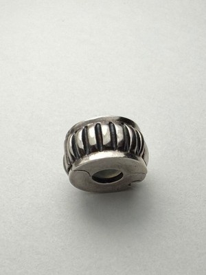 Chamilia Sterling Silver Ribbed Clip Charm