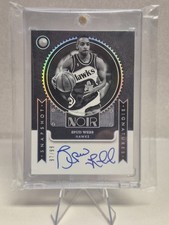 SPUD WEBB 2024 NOIR SNAPSHOT SIGNATURES #SNP-SWB  97/99 HAWKS