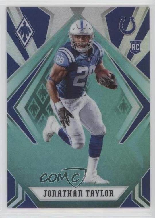 2020 Panini Phoenix Rookies Teal 51/175 Jonathan Taylor #118 Rookie RC b8h