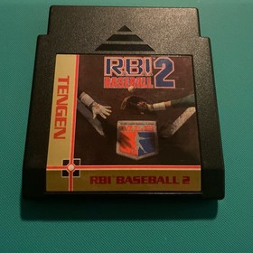 NES Game Lot RBI Baseball 2 And Super Sprint Cartridge Games Only