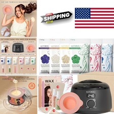 Professional Waxing Kit with Digital Warmer and Silicone Pot for Hair Removal