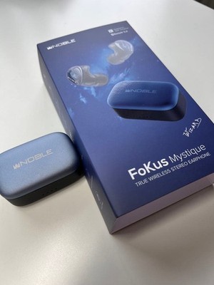 Noble Audio FoKus Mystique True Wireless Earbuds NOB-FOKUSMST-B Used