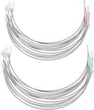 Carbon Steel Bra Underwires for D E Cups - 12 Pairs Heavy Gauge Repair Parts