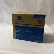 Genuine Konica Minolta BizHub C25 Color Toner Cartridge Magenta New In Box