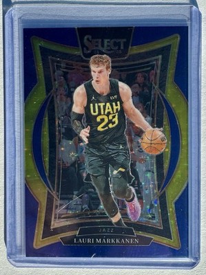 2024-25 Panini Select Lauri Markkanen Blue Stars Prizm /20 #62 Concourse