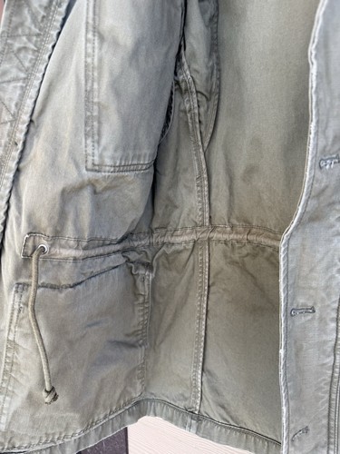 J.Crew Men’s M NX-631 Military Inspired Green Full Zip Pockets Button Jacket - Picture 15 of 19