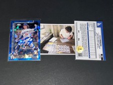 Justin Wrobleski Dodgers Signed 2025 Topps Chrome Sapphire RC Beckett