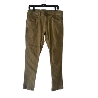 Prana Men's Size 30W X 30L Brown Outdoor Slim Jeans