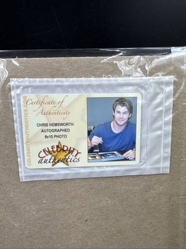 Chris Hemsworth Autographed Signed 8x10 Matted Framed Marvel Movie Thor COA - Picture 7 of 7