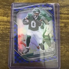 Braelon Allen [Black Blue Checker Checkerboard] SSP #100 2025 Panini Prizm