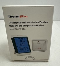 ThermoPro TP65A Wireless Indoor Outdoor Thermometer Temperature Humidity Sensor