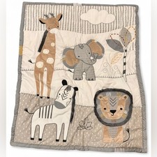 Lambs Ivy Safari Animals Quilted PatchWork Baby Bedding Comforter