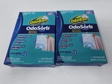 OdoBan OdoSorb Moisture Absorber Ocean Breeze Hanging Bag 9.8 oz - Lot Of 2