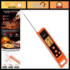 2-in-1 Instant Read Cooking Thermometer, Infrared Meat Probe Non-Contact Laser