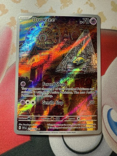2024 Pokemon SVI EN #210/198 - Drowzee - Illustration Rare - Picture 1 of 10