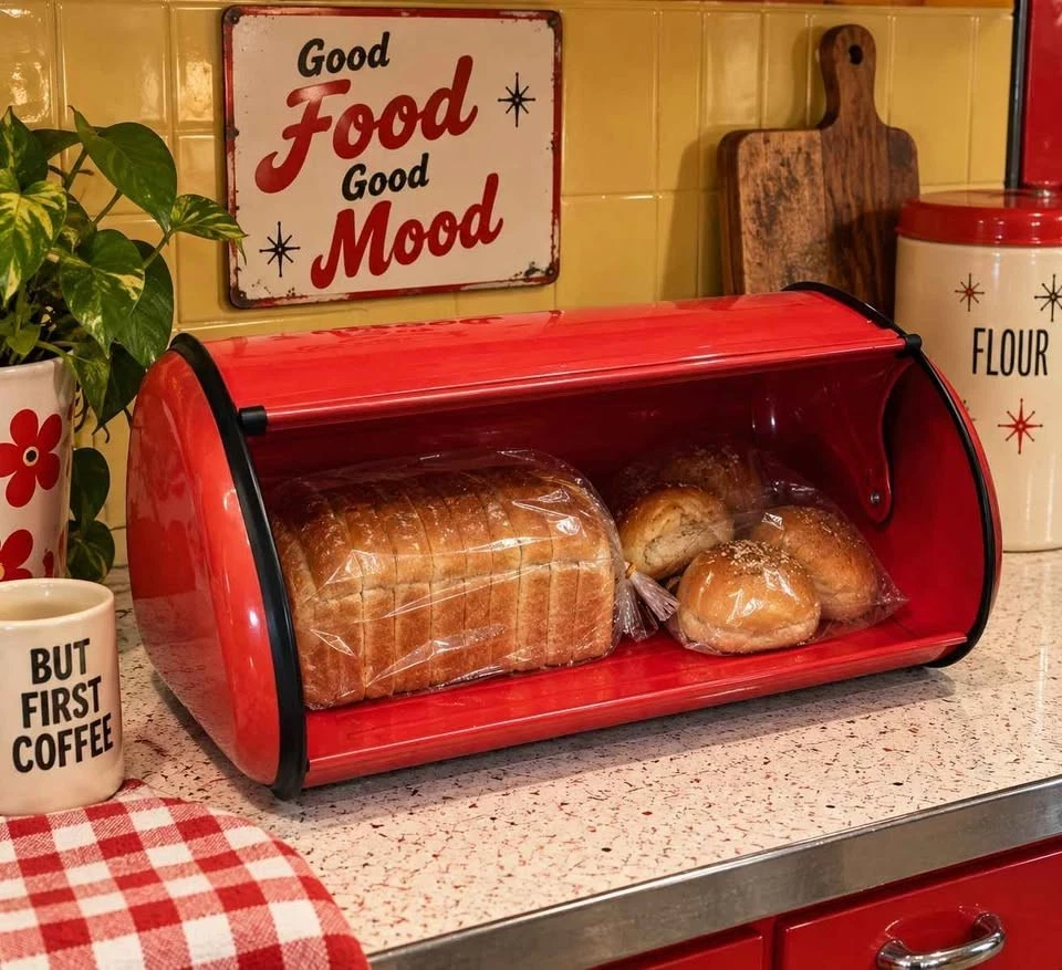 Retro Bread Box for sale | eBay