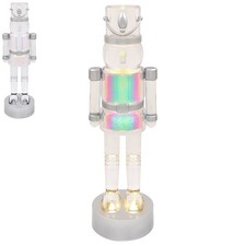 Nutcracker Soldier Christmas Decoration LED Light Colour Changing 53cm or 37cm