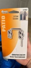Prime-Line U 9847 Sliding Patio Door Loop Lock Chrome