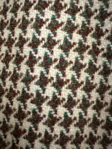 VTG Harris Tweed Dunn & Co Blazer Mens 40 Houndstooth Country Sports Jacket 70s - Picture 7 of 24
