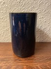 Dänisches MCM Steinzeug: Hjorth, Bornholm, Erik Hjorth Ära, zylindrische Vase, 50er Jahre