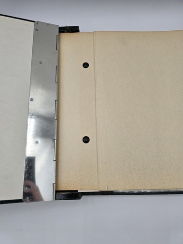 Vintage Japanese Photo Album with Music Box Inlaid Shell Peacock Footed Wood - Picture 10 of 11