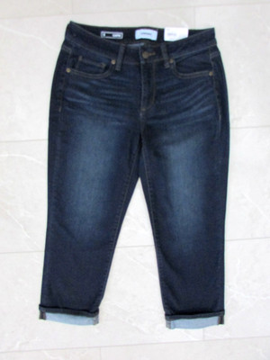 Sonoma Womens Capri Jeans Size 6 Mid Rise Stretch NWT