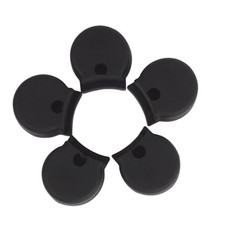 5Pcs Rubber Clarinet Thumb Rest Cushion Protector for Oboe Clarinet Instruments